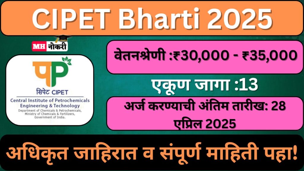 CIPET Bharti 2025