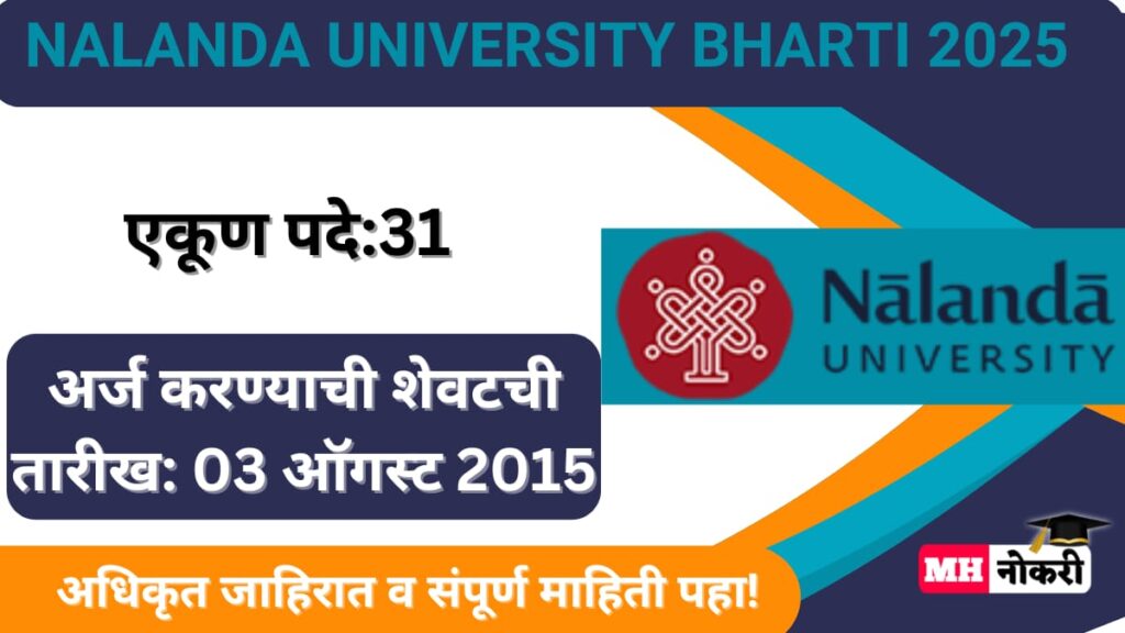 Nalanda University Bharti 2025