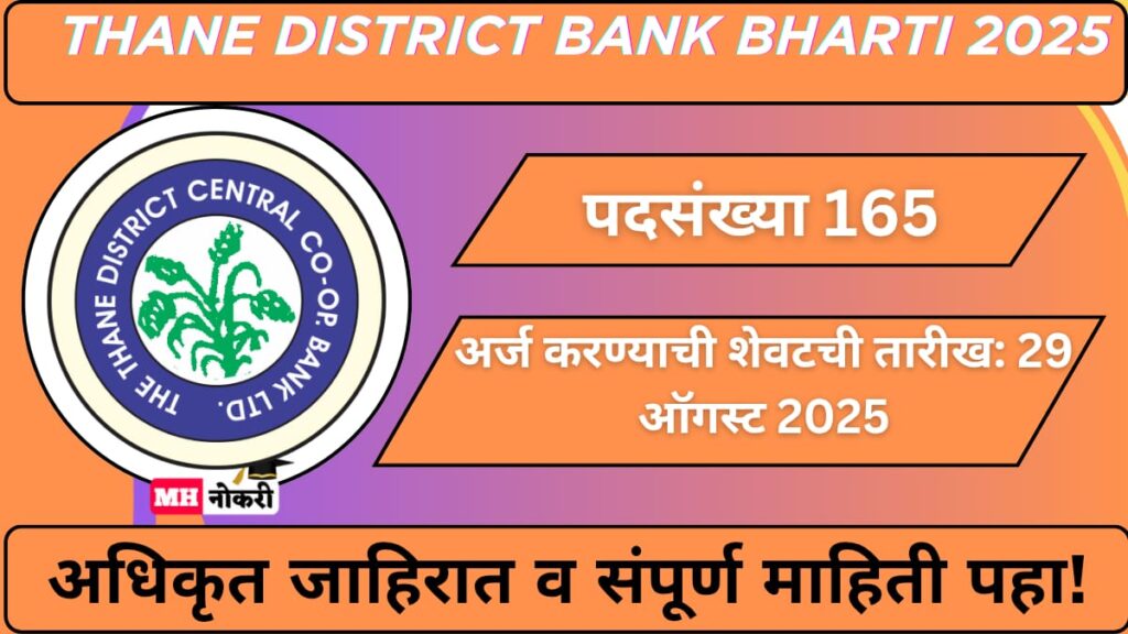 Thane District Bank Bharti 2025