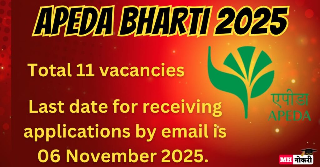 APEDA Bharti 2025