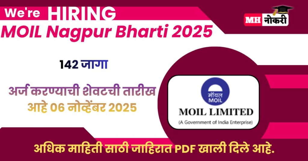 MOIL Nagpur Bharti 2025