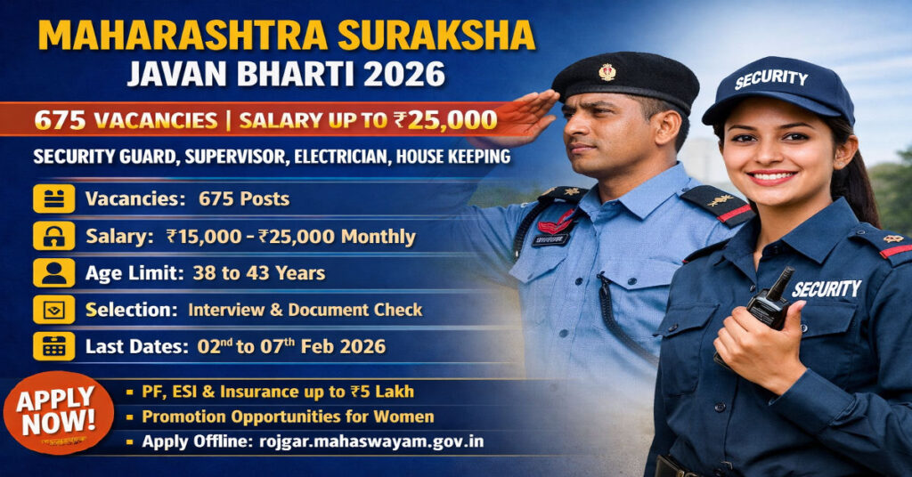 Maharashtra Suraksha Javan Bharti 2026