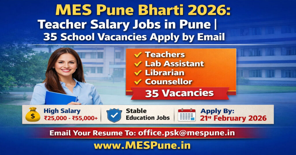 MES Pune Bharti 2026
