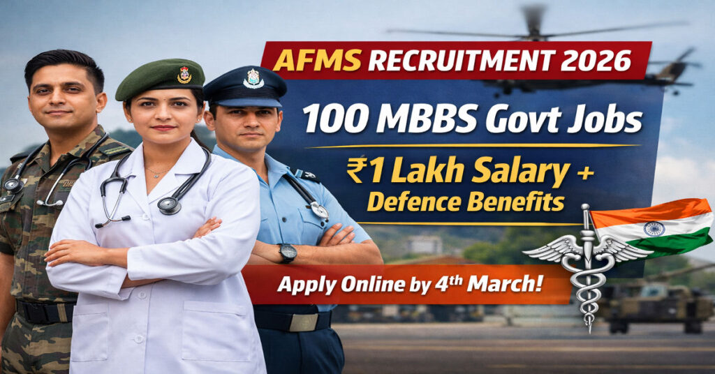 AFMS Recruitment 2026