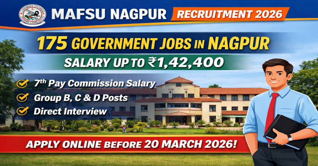 MAFSU Nagpur Recruitment 2026