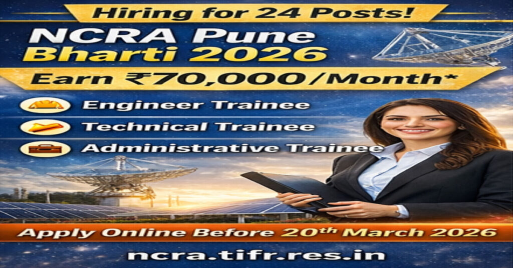 NCRA Pune Recruitment 2026