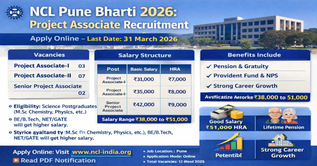 NCL Pune Bharti 2026