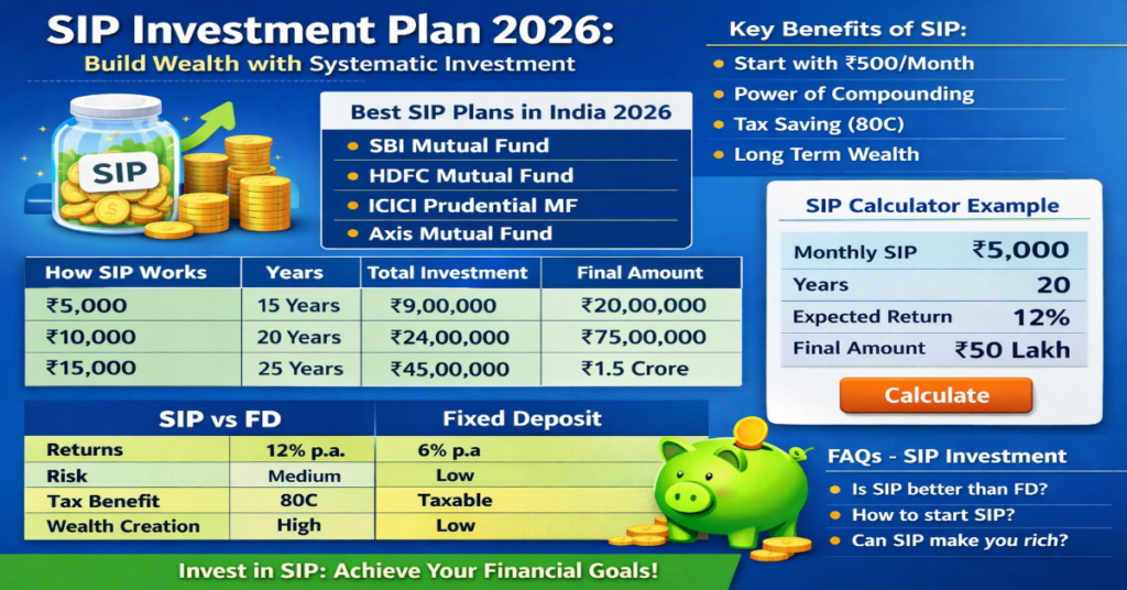 SIP Investment Plan – Complete Guide 2026