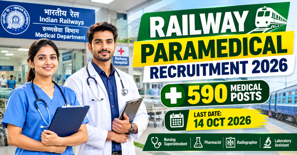 Railway Paramedical Recruitment 2026 